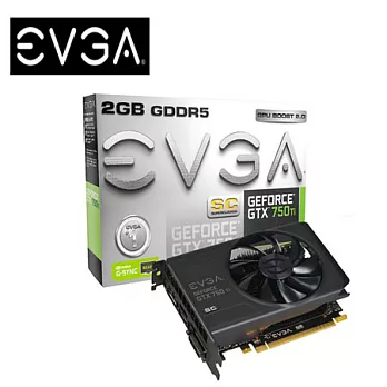 EVGA 艾維克 GTX750TI 2G SC 顯示卡