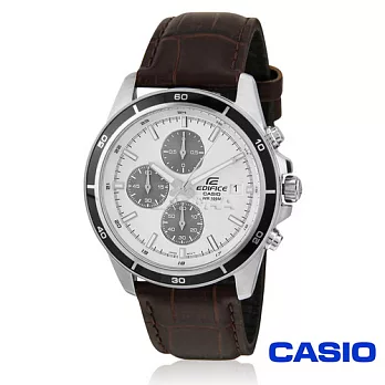 CASIO卡西歐 EDIFICE系列商務休閒皮帶腕錶 EFR-526L-7A