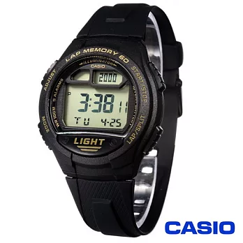 CASIO卡西歐 多功能時間距離測量錶 W-734-9A