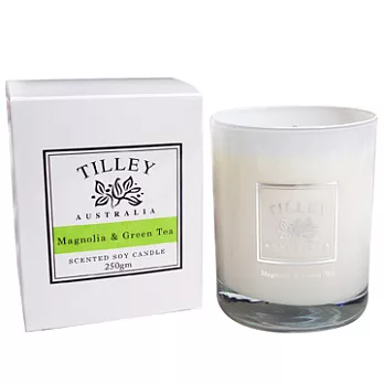 Tilley百年特莉 木蘭花&綠茶香氛大豆蠟燭250g