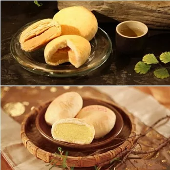 [中秋預購]【台中犂記餅店】綜合豆沙禮盒(綠豆椪*3+白豆沙*3)(含運)