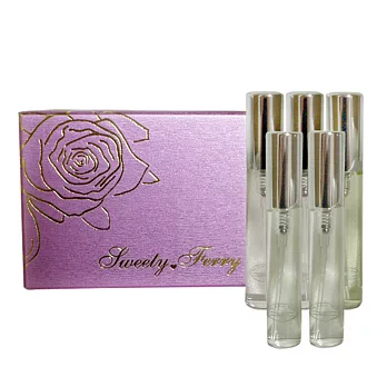 say with scents戀香 隨身淡香水花戀五件組禮盒(玫瑰,薔薇,百合,橙花,香草美人)