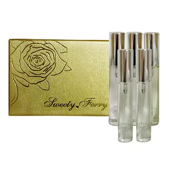 say with scents戀香 隨身淡香水清香五件組禮盒(綠茶,罌粟,蘭花,檸檬姚金孃,百合)