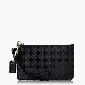 COACH 經典造型小款手拿包_黑色