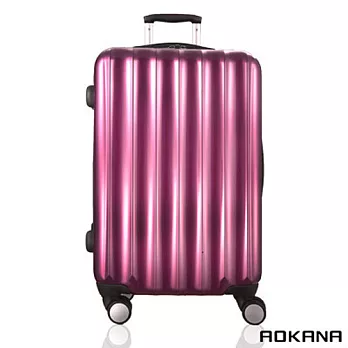 AOKANA奧卡納 29吋 TSA拉鍊硬殼旅行箱 飛機煞車輪 (淺紫) 99-036A