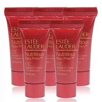 ESTEE LAUDER雅詩蘭黛 超能紅石榴超能CC霜SPF20/PA+(5ML)X5入