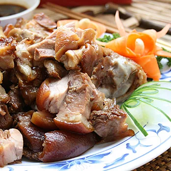 【萬佳飯店 - 萬巒溫體豬腳禮盒】2斤/包