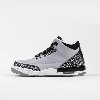 NIKE AIR JORDAN 3 Gs Wolf GS狼灰 喬3 AJ3 女鞋 398614-0044gray