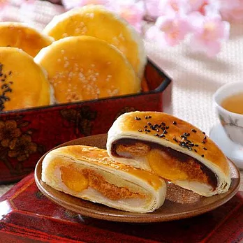 [幸福蛋糕坊]幸福3Q餅綜合組(烏豆沙、綠豆沙口味各半)(12入)