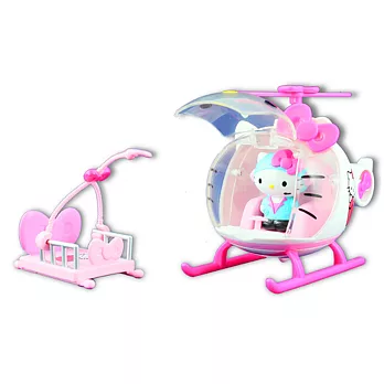 代理版 HELLO KITTY 凱蒂貓 可愛直昇機