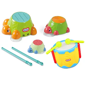 代理版 小泰可 寶寶學習玩具 敲打遊戲鼓 & 小烏龜洗澡鼓