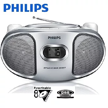 PHILIPS 飛利浦手提CD音響 AZ105S