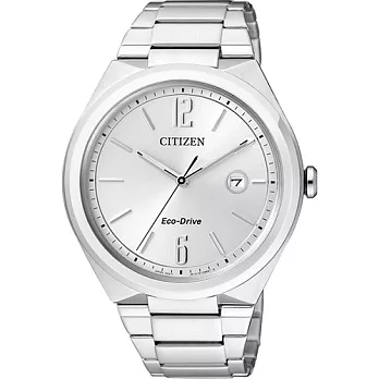 CITIZEN 工藝的極致選擇優質時尚腕錶-銀-AW1370-51A