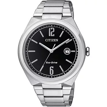 CITIZEN 工藝的極致選擇優質時尚腕錶-黑面-AW1370-51E