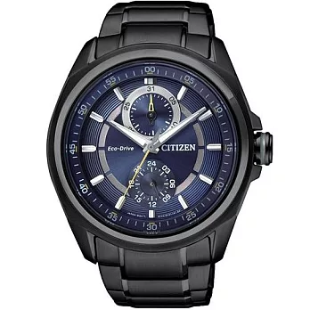 CITIZEN 都會達觀尊榮時尚個性光動能腕錶-藍面-BU3005-51L