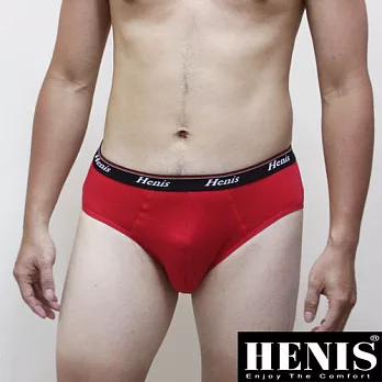 HENIS 天然純棉型男彈力棉三角褲~6件組/2盒/隨機取色M隨機取色