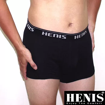 HENIS天然純棉型男彈力棉平口褲~6件組/3盒(隨機取色)M隨機取色