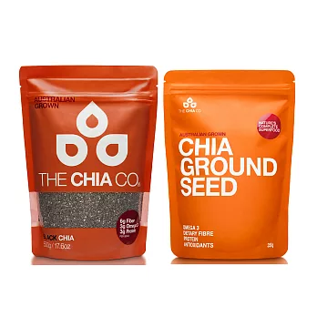 奇亞公司奇亞籽優惠組- 奇亞籽500g黑籽+研磨奇亞籽350g