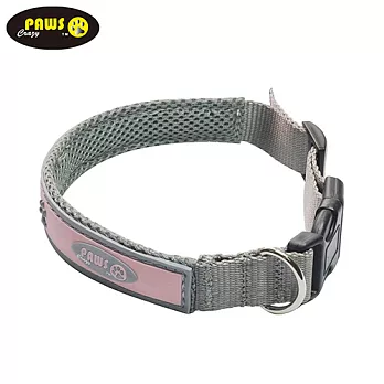 【crazypaws瘋狂爪子】寵物立體項圈-L粉紅