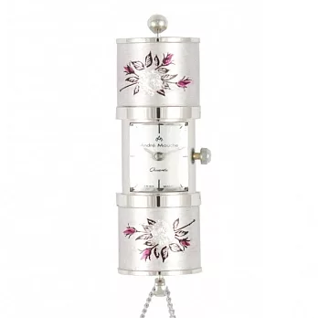 【ANDRE MOUCHE】雪蓮錶 蘭花口紅懷錶 (銀)