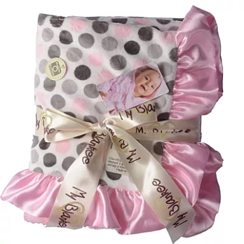 My Blankee 攜帶毯 經典原創-普普風玫瑰花苞(粉)