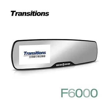 全視線F6000 超廣角120度 防眩光 超輕薄後視鏡1080P行車記錄器(送16G microSDHC記憶卡)