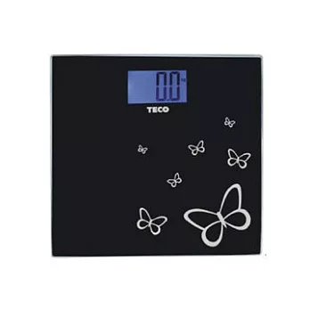 TECO 東元藍光時尚體重計 XYFWT486 (黑色)