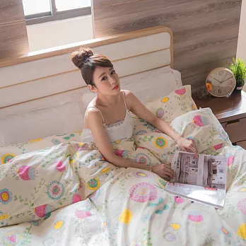 cheri【小時光】美式被套床包四件組-加大雙人