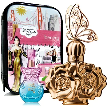 Anna Sui 安娜蘇 波希女神淡香水50ml+同品牌隨機小香+benefit 化妝包