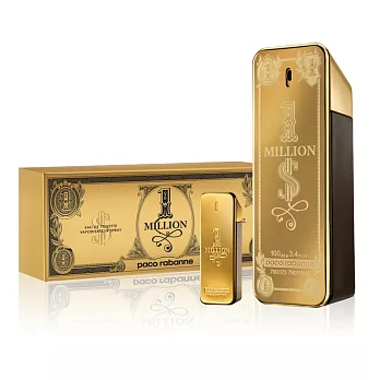 PACO RABANNE 百萬繼承者男性淡香水100ml(贈同品牌小香x1)