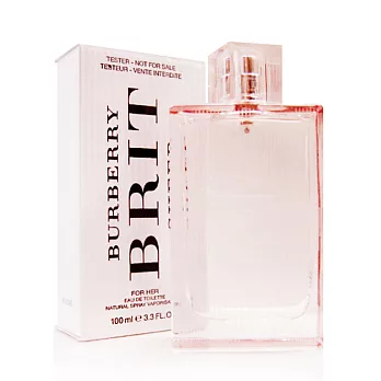 BURBERRY 粉紅風格 女性淡香水100ml【TESTER】新包裝
