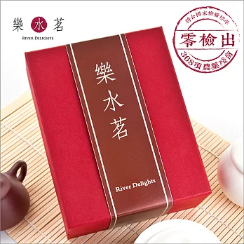 【樂水茗】自然農耕 經典禮盒 頂級蘭香翠玉烏龍-中烘焙 (100g/盒) 免運