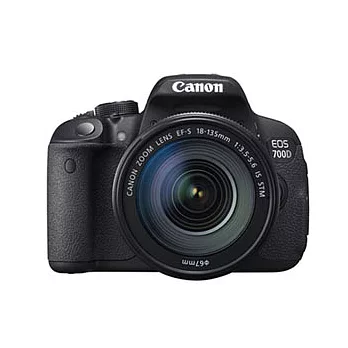 【Canon】700D+18-135mm STM變焦鏡組(公司貨)+32G+專用電池X2+保護鏡+遮光罩+專用快門線+專用遙控器+大吹球清潔組+拭鏡筆+(原包至8/31)