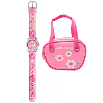 Jacques Farel Kids甜美後花園趣味兒童腕錶盒組