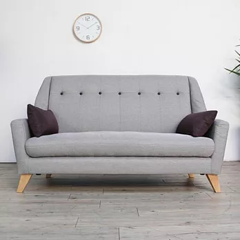 【H&D】Cielo 希耶洛英式舒柔雙人沙發灰色