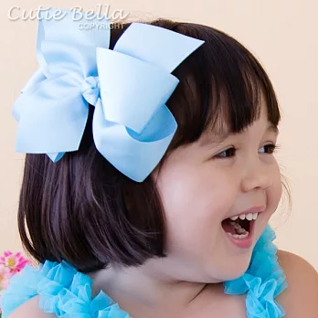 Cutie Bella 大蝴蝶結髮夾-Sky