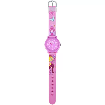 Jacques Farel Kids金髮公主奇緣兒童腕錶-粉