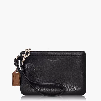 COACH 經典撞色造型(小款)手拿包_黑色