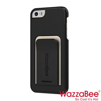 WazzaBee Clip系列 iPhone5/5S 手機殼黑色