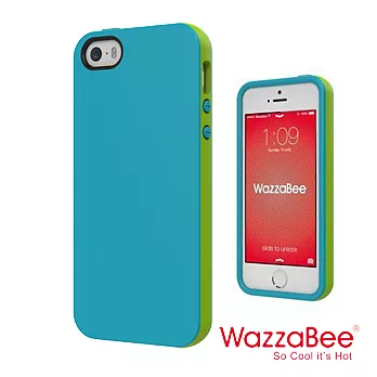 WazzaBee DuoColor iPhone 5/5S手機殼紫色