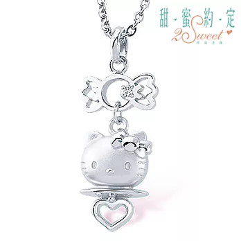 Hello Kitty凱蒂貓 ♥蘋果戒指糖♥ 銀飾墜子