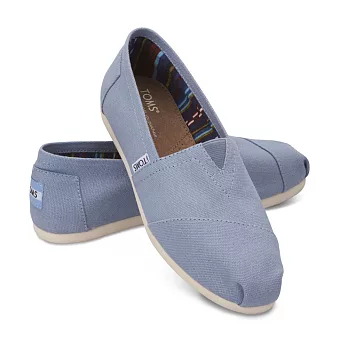 TOMS Blue 水藍色經典帆布休閒鞋5.5水藍經典