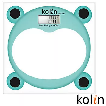 Kolin歌林 時尚玻璃電子秤-綠色 KWN-SH02