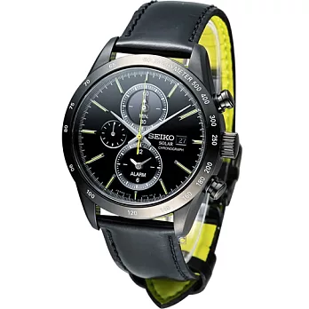 精工 SEIKO SPIRIT 極簡美學太陽能計時腕錶 V172-0AP0D SBPY129G