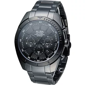 ALBA 雅柏 急速賽車手計時腕錶 VD53-X150SD AT3599X1