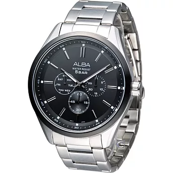 ALBA 雅柏 大器簡約大錶徑腕錶 VD75-X059D AP6179X1