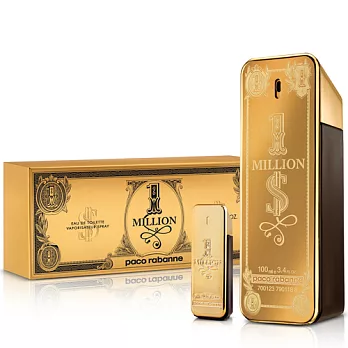 Paco Rabanne 百萬繼承者男性淡香水(100ml)-送品牌小香&針管