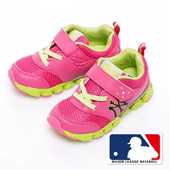 MLB大聯盟洋基_避震氣墊運動童鞋款_桃27桃色