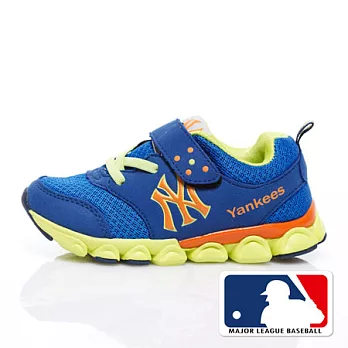 MLB大聯盟洋基_避震氣墊運動童鞋款_藍27藍色