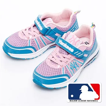 MLB大聯盟洋基。避震氣墊運動童鞋款_紫32紫色